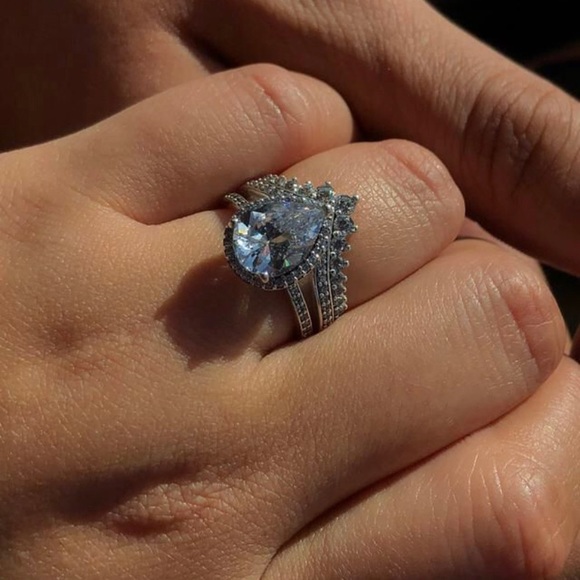 ⚡️MemDaySale⚡️2in1 Pandora Teardrop &Wishbone Set - Picture 6 of 11